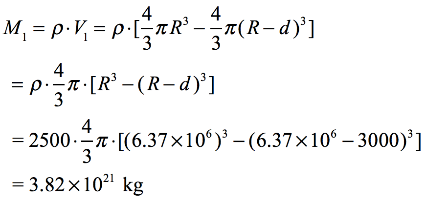 BPhO 18 Question2 c) e) 地球内部