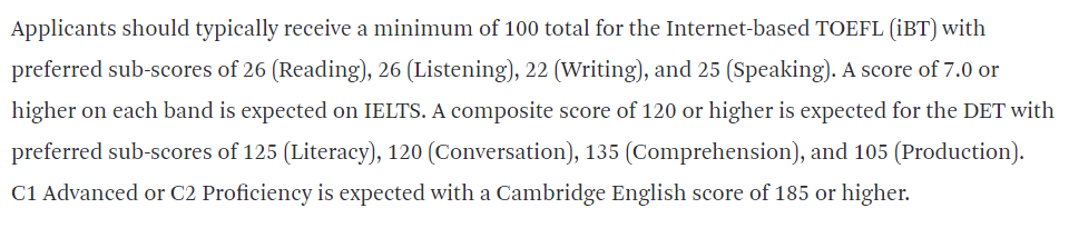 收藏 | 8所大学不接受DET？2021-22申请季美国大学语言政策汇总！