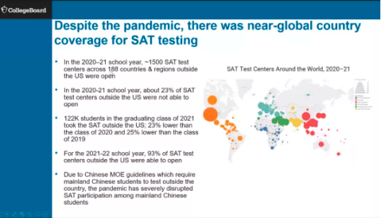 申请趋势 | CB中国年会公布的SAT&AP考试数据