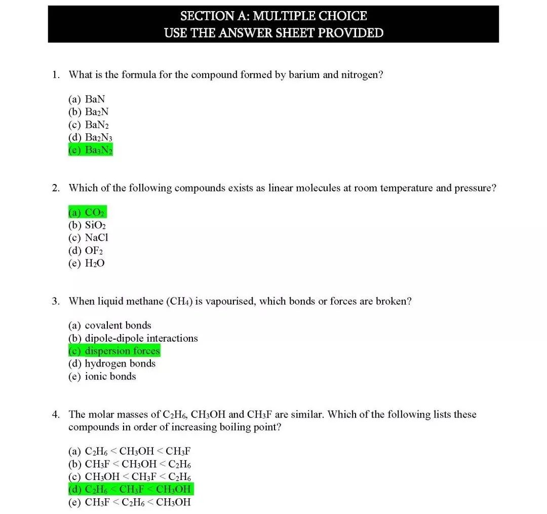 竞赛介绍 | 澳大利亚化学奥林匹克活动（ASOC）