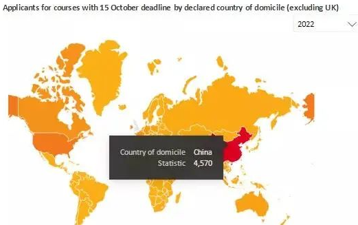 2022年UCAS申请数据发布：中国学生暴增23%