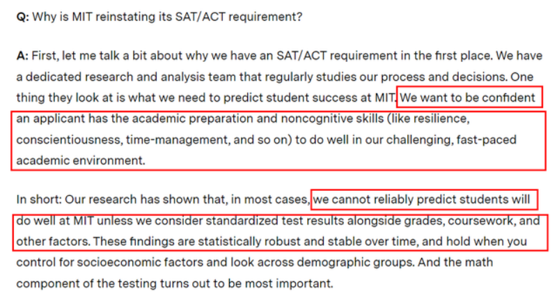 【九英里留学】干货 | 2022级起，MIT恢复新生入学SAT、ACT成绩要求！