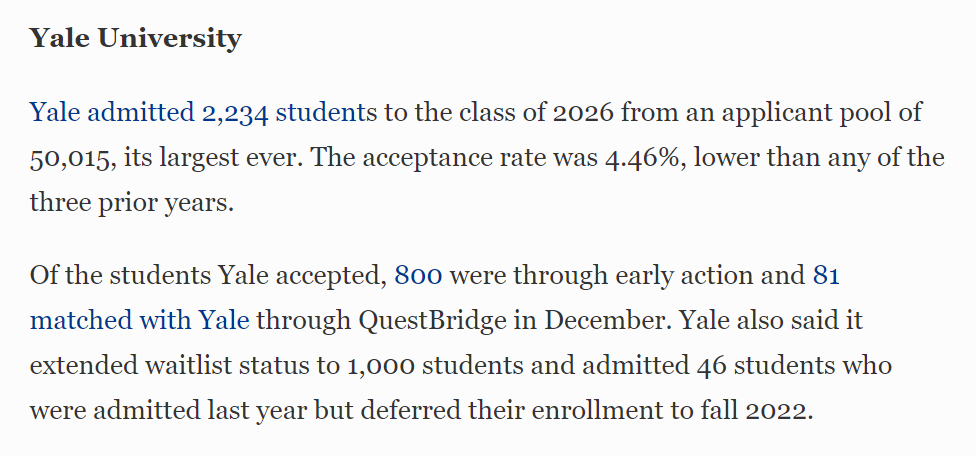 美国前10和藤校2022年入学最终录取数据盘点，还有几个大学可能永远不公布！