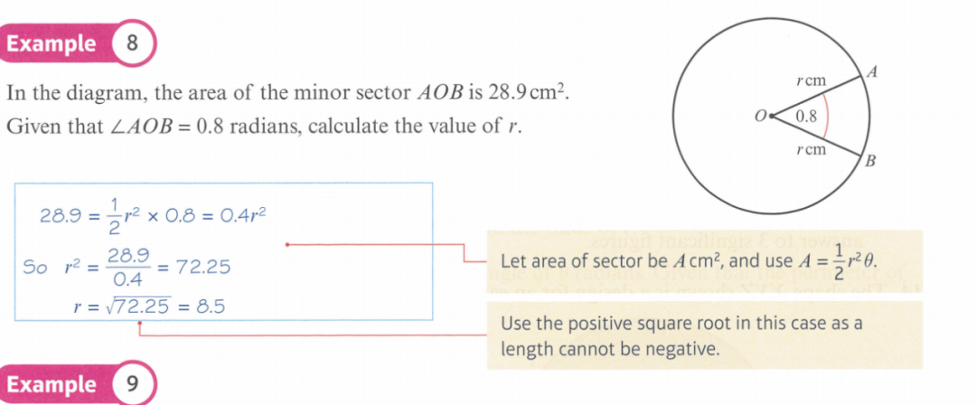 名师课堂！Chapter 7 Radians 弧度 Edexcel Math P1 知识点详解