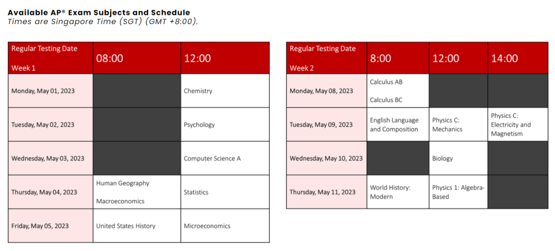 AP大陆考点报考时间公布！报名全流程汇总，附新加坡韩国AP报考详情