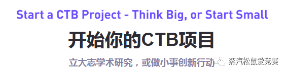 CTB | 今日赛制变更+报名开启 （文末领取500元购课福利）