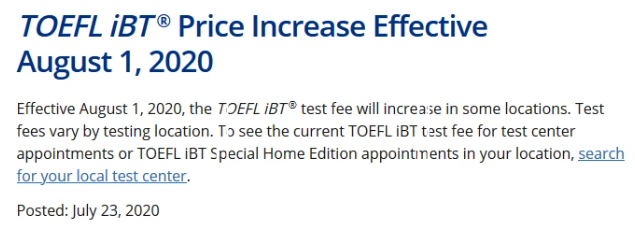 重磅！2023年TOEFL Junior小托福改革，报名价格上涨、分数标准调整、考试环节增加