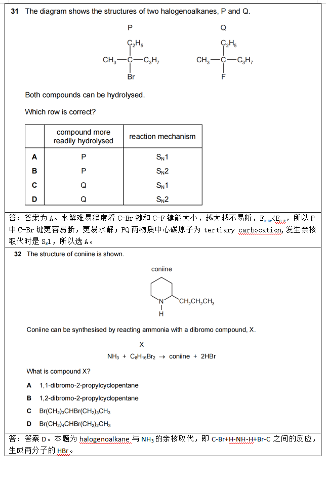 名师课堂 | 2022年CAIE AS化学P1真题卷（一）