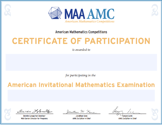 2022AMC10/12竞赛证书下载官网，AMC不同奖项证书都长啥样？