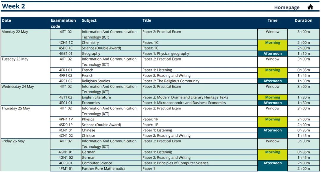 2023年1月Edexcel IGCSE考试时间公布，居然有这么多变化？