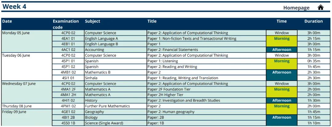 2023年1月Edexcel IGCSE考试时间公布，居然有这么多变化？