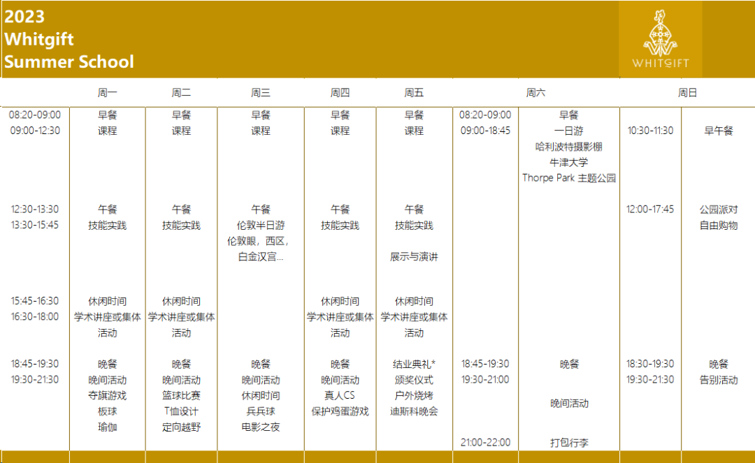 2023夏校-IB顶校惠特吉夫特中学夏令营，名额限量发布！