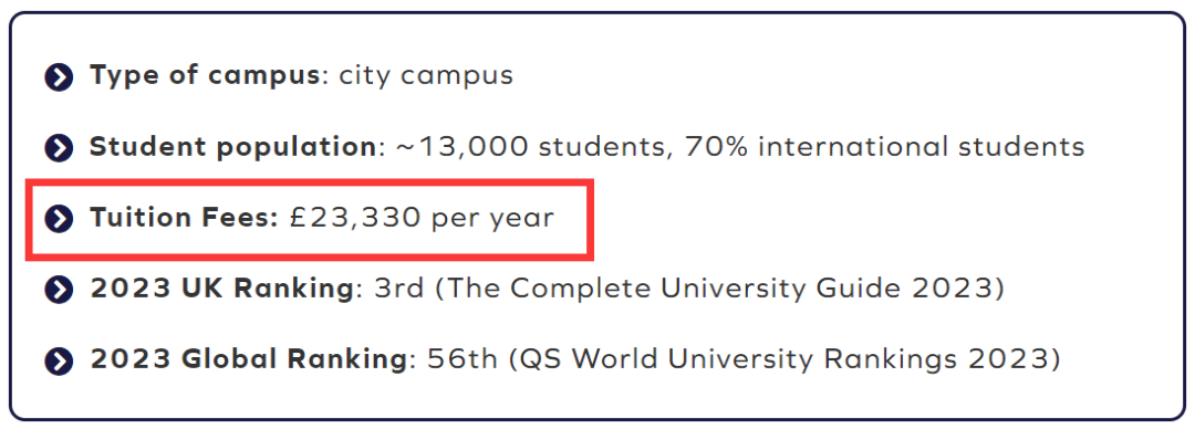 超值！盘点国际学生学费最低的英国大学（附热门院校学费汇总）