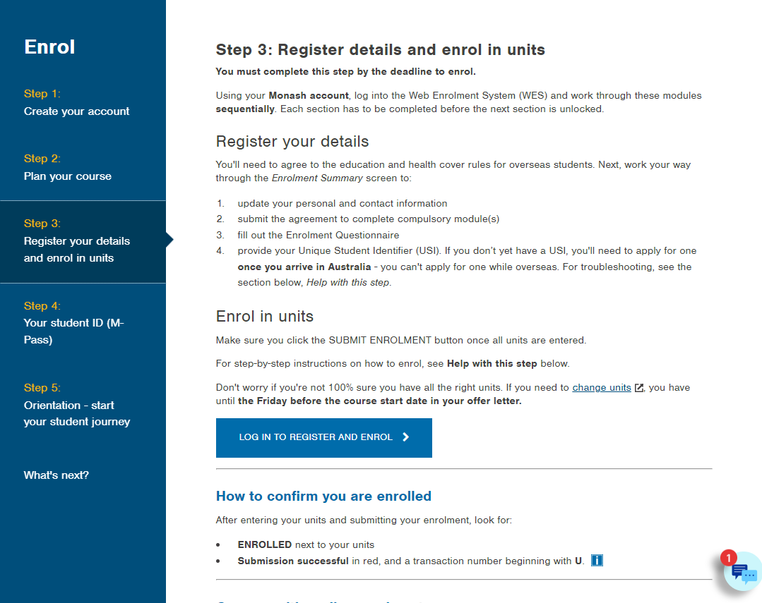蒙纳士大学新生指南！enrol流程全面解析！