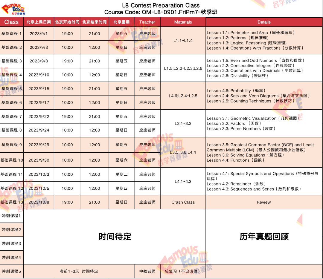 开课通知｜低年级怎么备考AMC8？3-5年级AMC8数学竞赛备考攻略，建议收藏！