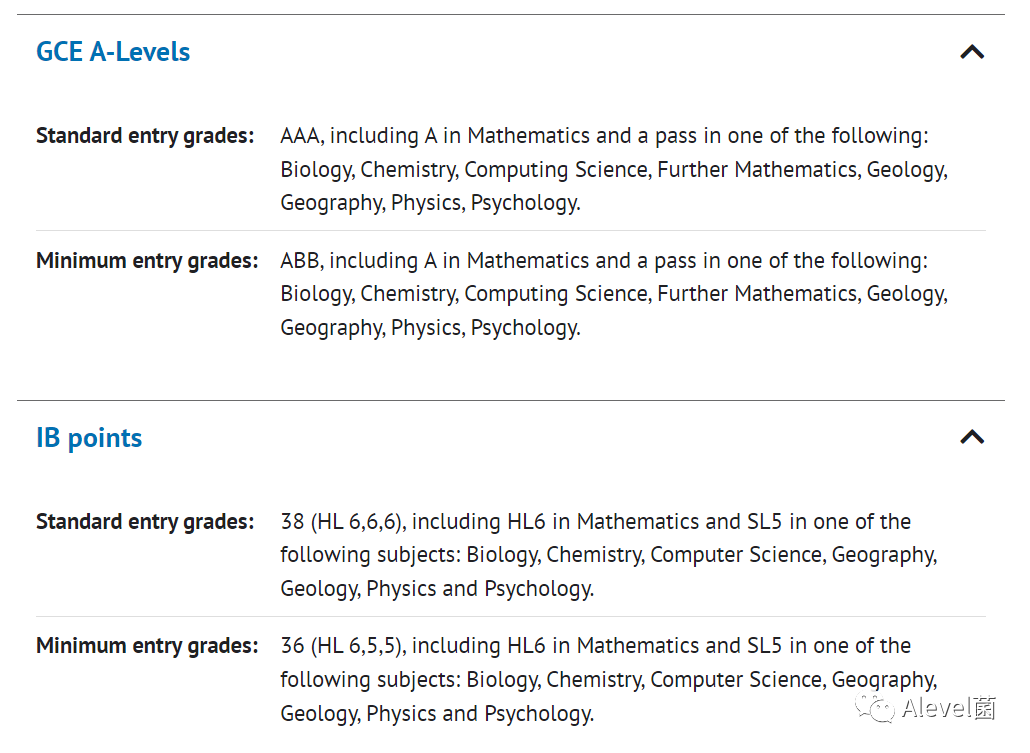 来看圣安德鲁斯大学2024入学ALevel、英语要求