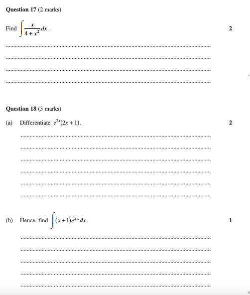 HSC Maths Advanced | HSC数学高级的必考题喂饭式整理来啦