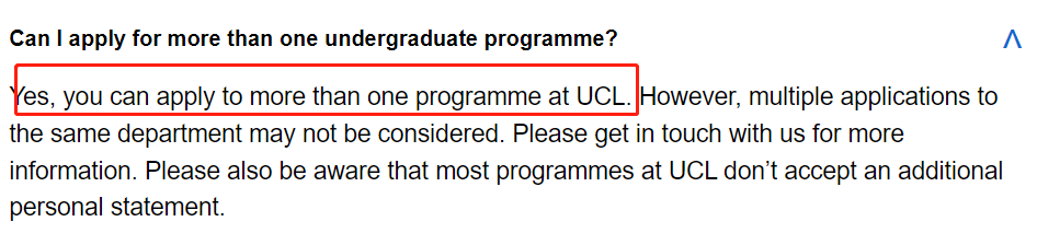 同时申请一所大学多个专业？LSE可以但最多给发一个offer，UCL今年新增加一条规定！