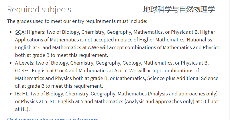 想申请这些专业！GCSE数学至少得获得7分！