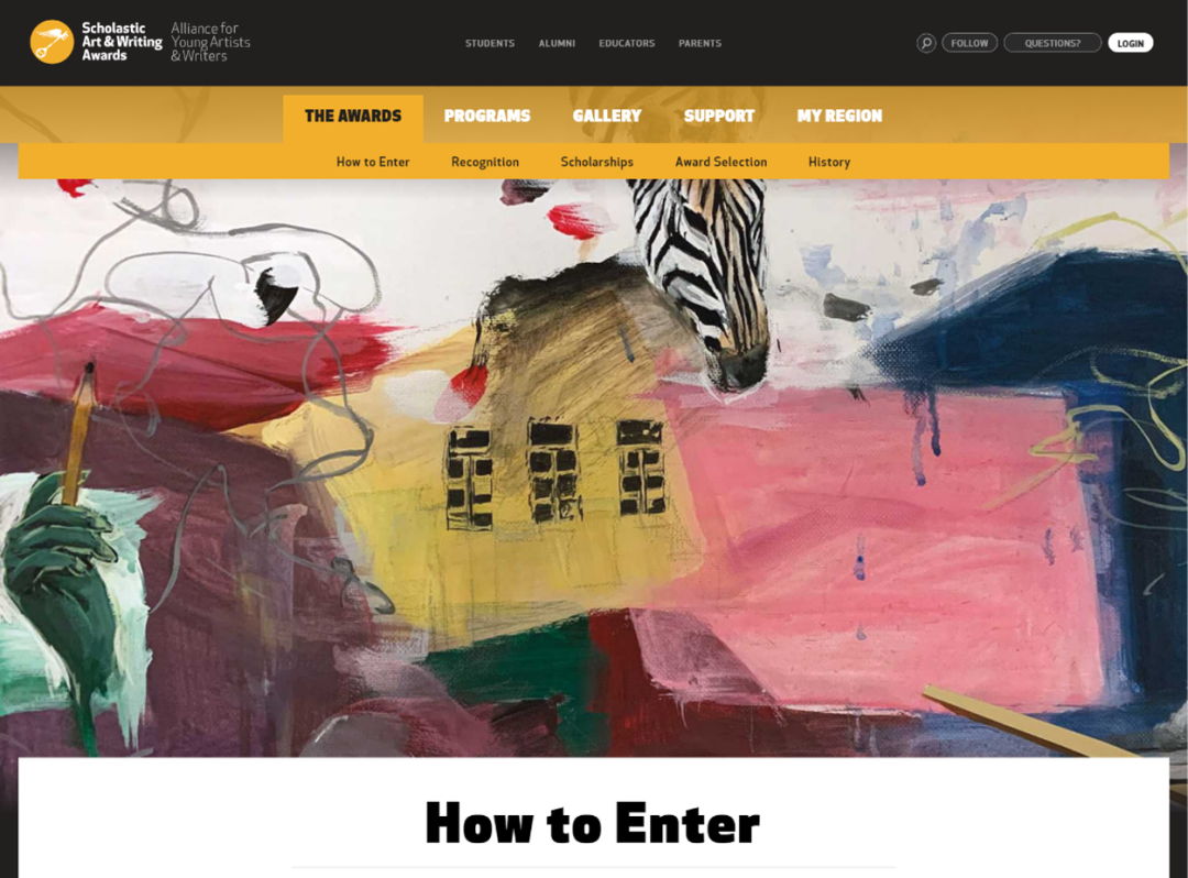 Scholastic Art and Writing Awards 极富盛名的北美殿堂级竞赛 美国学术艺术与写作竞赛