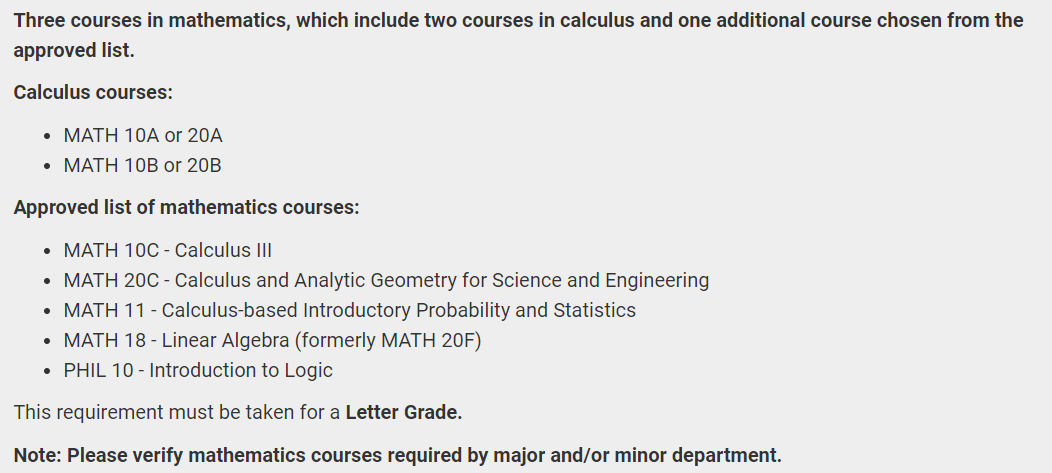 UCSD8所本科学院大解析！内附每所学院通识教育GE课程要求！