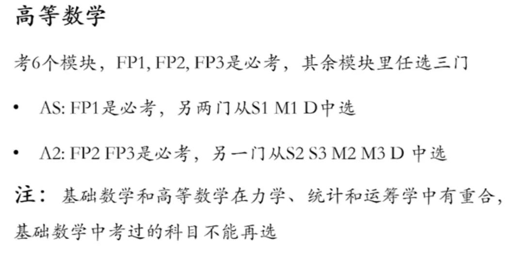 A-Level数学与国内数学有何不同？