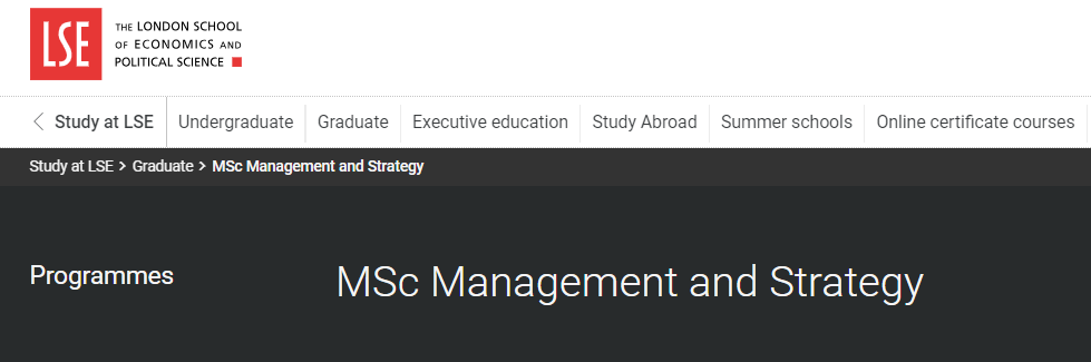 伦敦政治经济学院（LSE）发布最新录取数据！热门商科专业录取率不足5%