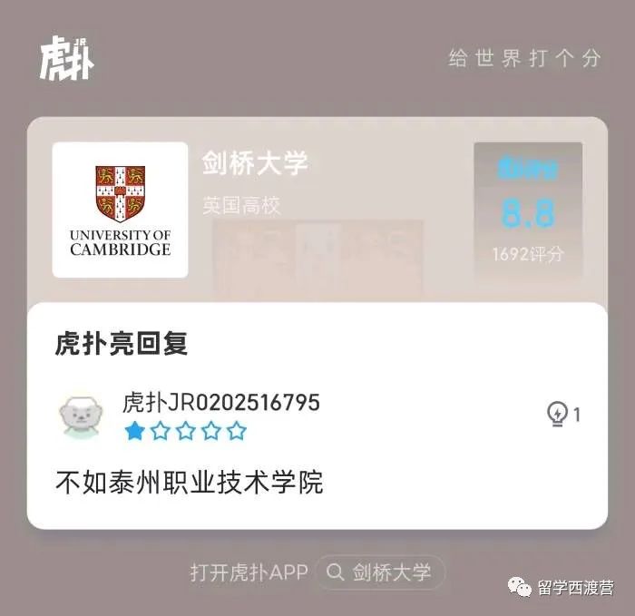 英国高校虎扑评分：这届学生太有才了