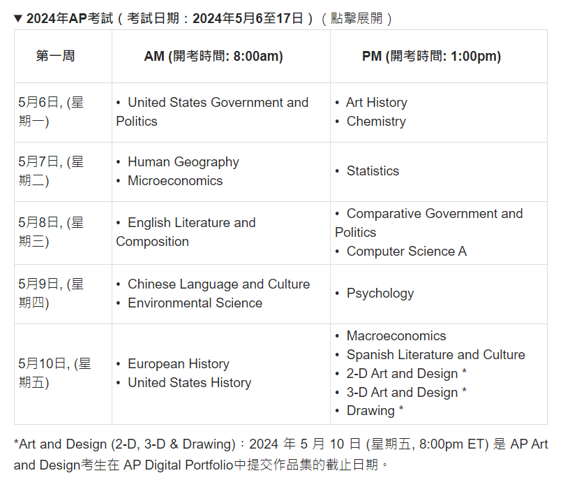 AP中国香港考试局第二轮报名即将开始，最后报名机会别过错！