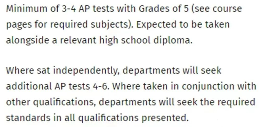 除了爬藤，AP也能申牛剑？英国G5院校AP成绩要求汇总！