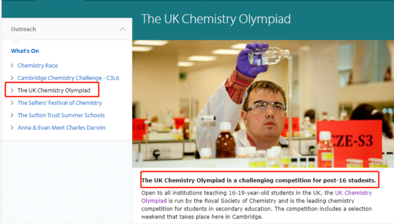 竞赛｜剑桥点名的化学竞赛UKChO，学霸都在偷偷备考！23新增考点get起来！
