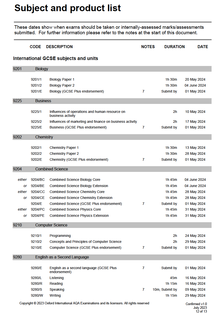 Edexcel/AQA/CIAE三大考试局哪个最好拿A*?内含2024年大考时间表！