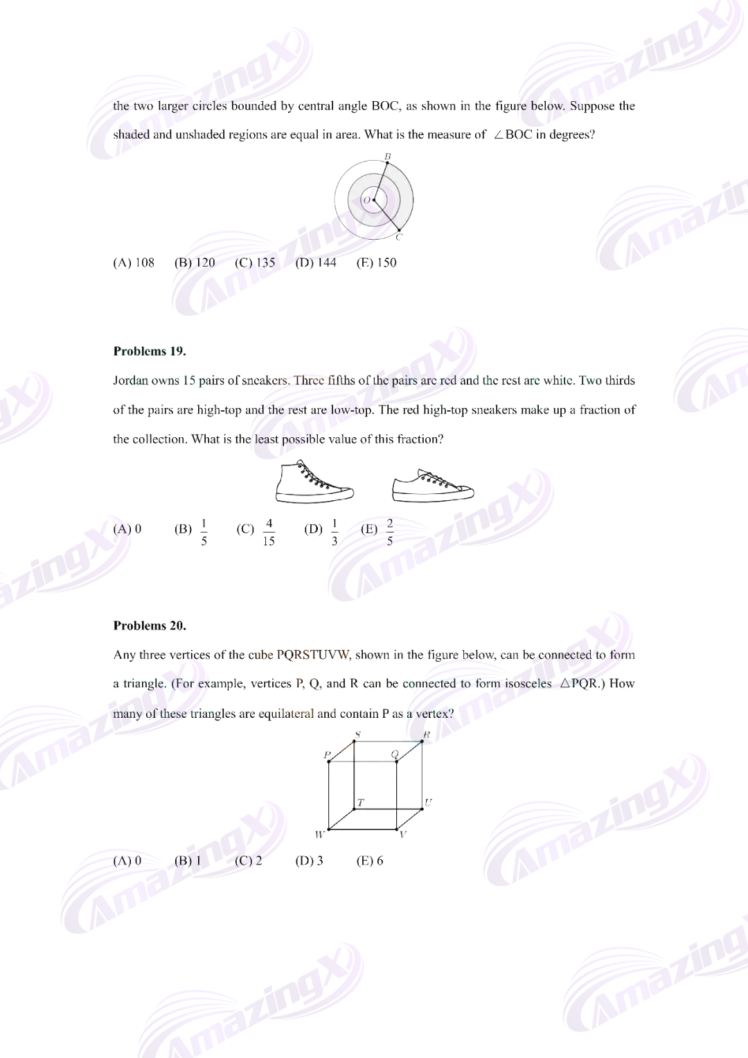 【数学竞赛】2024年AMC8竞赛真题答案+解析出炉！免费派送~