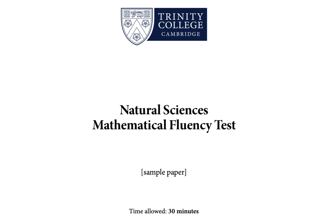 剑桥三一学院自然科学专业 | 她说：一个人必须心甘情愿地爱着这些问题本身