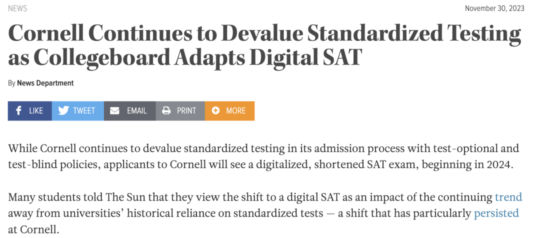 不要求SAT成绩，美国大学后悔了