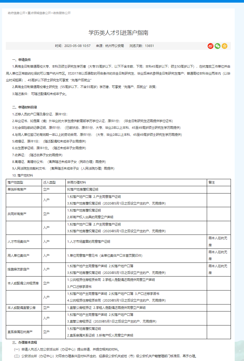 杭州官宣！海归直接落户，硕士一秒入账3万补贴！