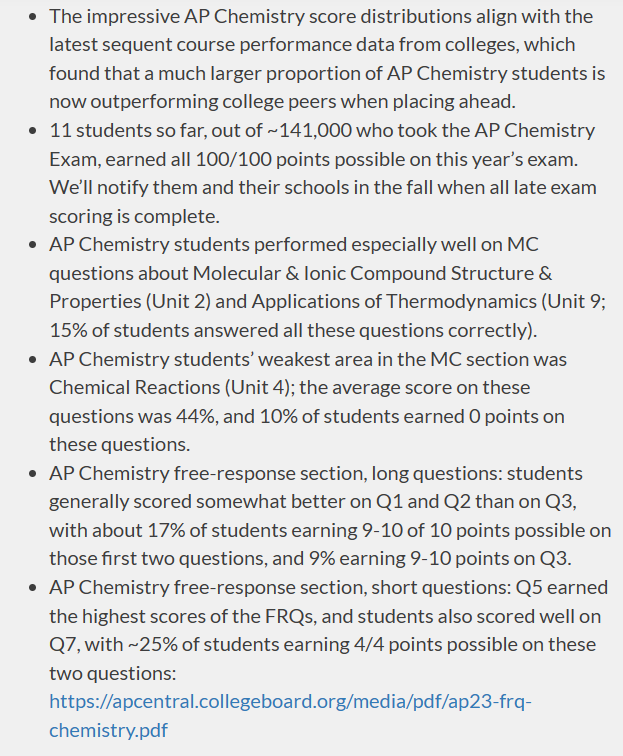 2024AP备考| AP化学考试重难点总结及备考方法，FRQ答题技巧超详细梳理