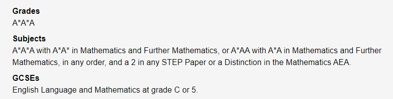 2024年数学专业排名前10的英国大学，A-Level入学要求有多高？