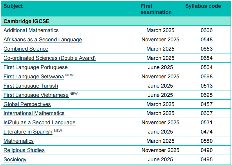 今夏首次开考！CIE考试局公布A-Level&IGCSE最新版考纲！