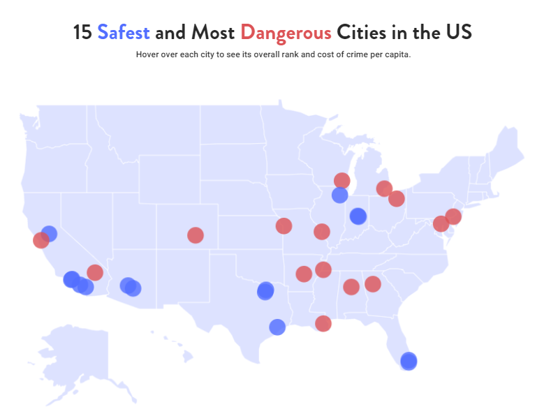 2024美国最安全与最危险城市排名出炉！你的学校所在地表现如何？
