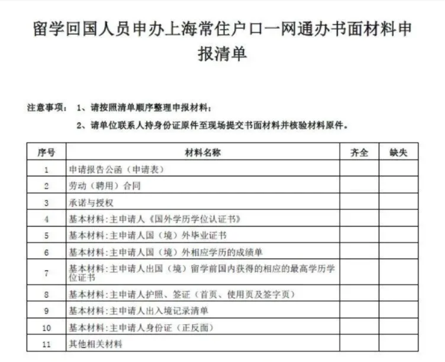 留学生回国想落户上海，有哪些具体要求？如何办理？