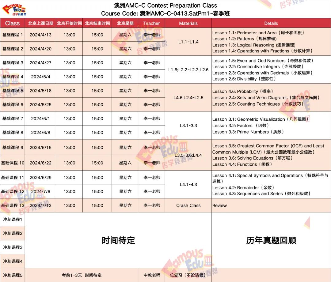 开课通知 | 澳洲AMC竞赛难度如何？2024年澳洲AMC又该如何备考？建议收藏！