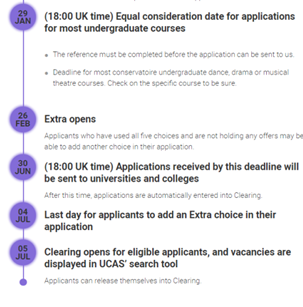 收藏贴 | 2025年英本UCAS申请时间线及变化更新