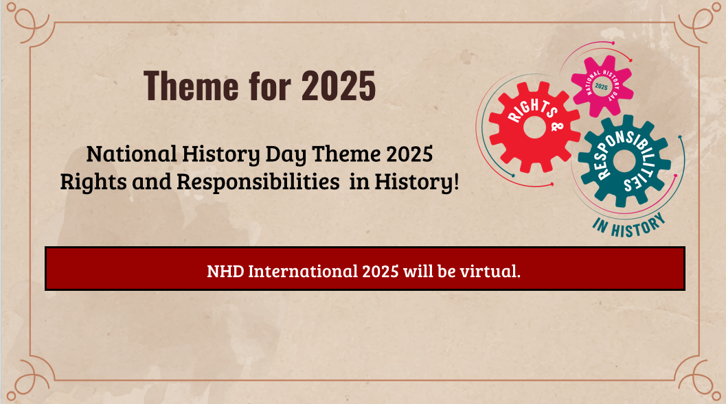 最新！2025NHD新赛季主题公布，聚焦历史中的权利与责任！