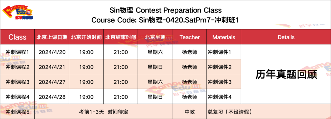 报名倒计时 | 2024年SIN物理竞赛报名即将截止！北美理工科申请必备！