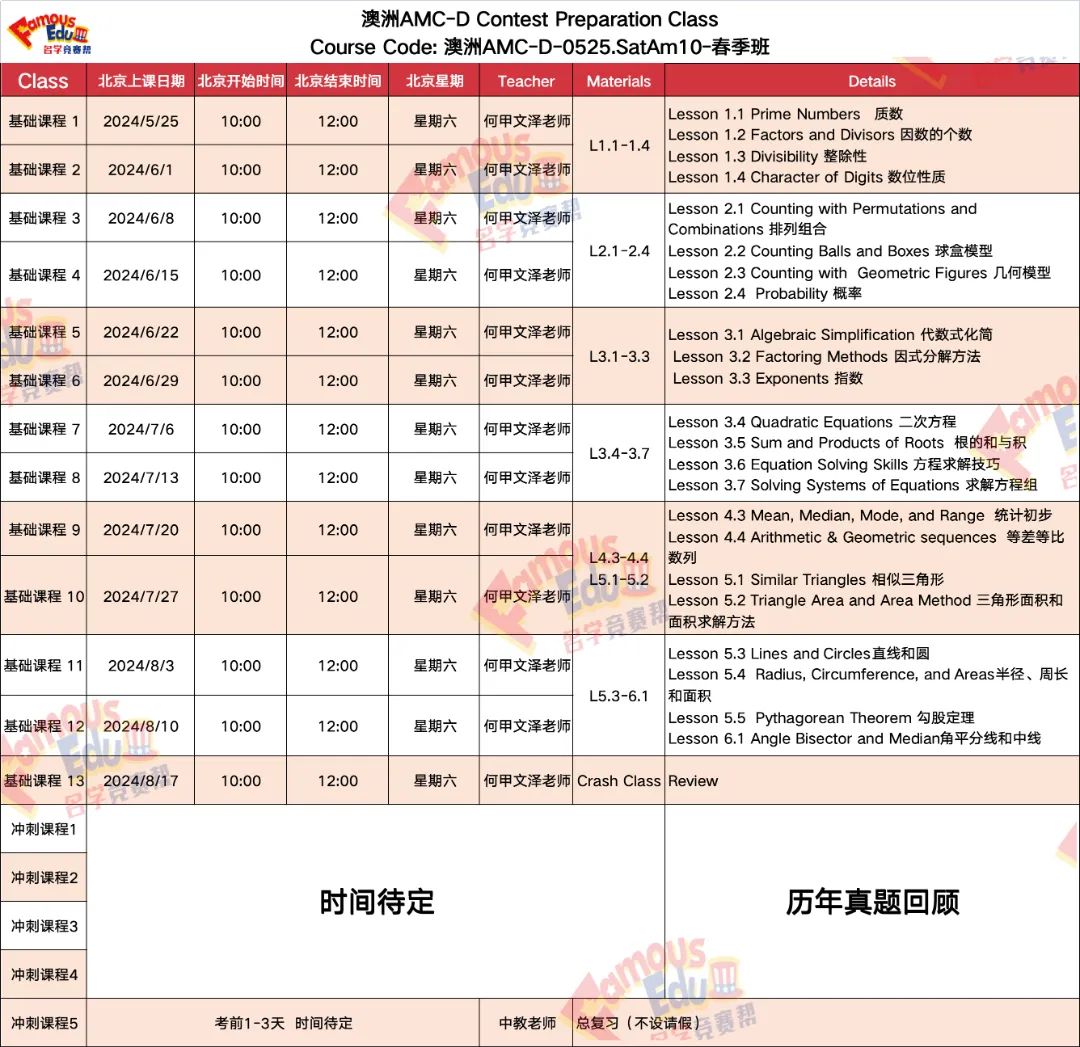 开课通知 | 澳洲3年级以上注意！为什么澳洲AMC可以给澳洲高考ATAR加分&被列为私校必考？