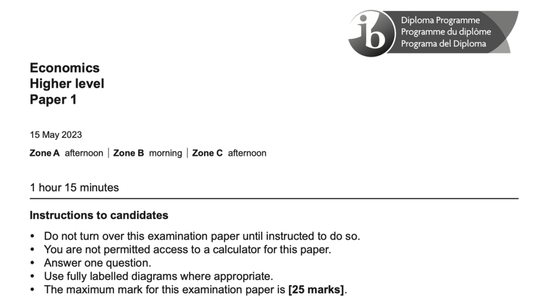 IB 经济大考指南｜Paper 1 part b 得分技巧和答题思路