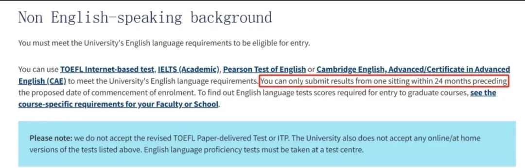 英国留学请注意！曼大官宣接受「雅思单科重考」，英国TOP100接受情况汇总...