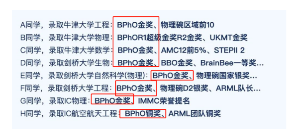 物理专业尖子生履历表大公开，国际物理竞赛怎么选？