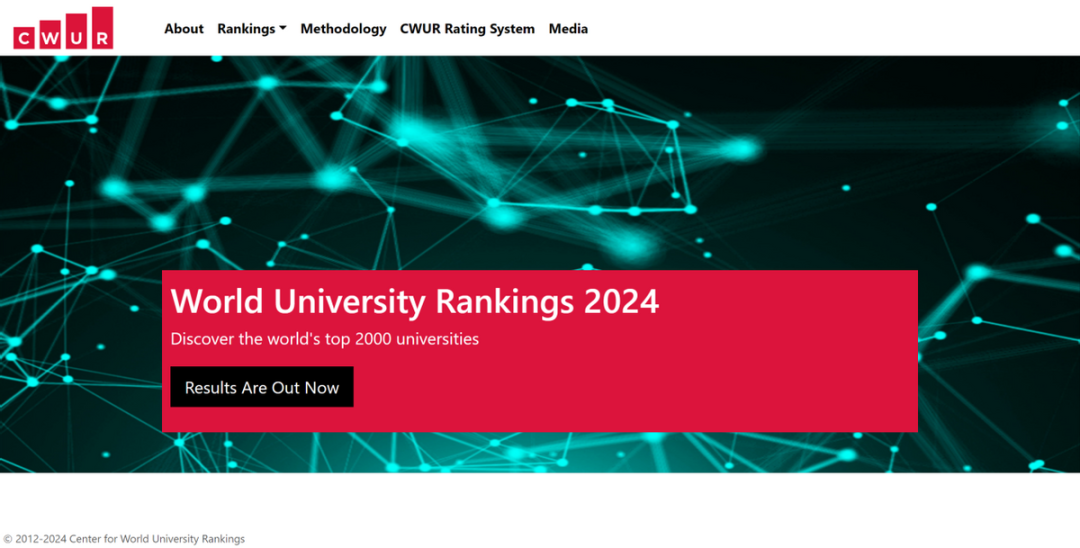 2024年CWUR世界大学排名出炉！全球2000所大学上榜！